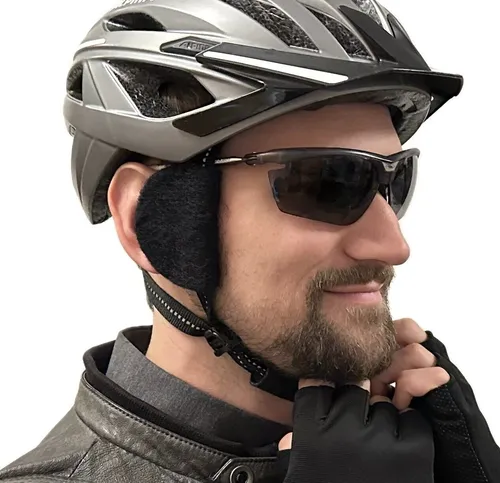 earSHIELD Pro - Windschutz für den Fahrradhelm, weniger Windgeräusche an Ohren🚴