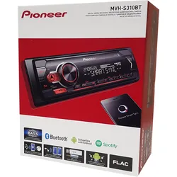 MVH-S310BT Autoradio mit Bluetooth - 1-DIN Autoradio der neuesten Generation mit Bluetooth, USB und Spotify für nahtlose Verbindung zu Android-Geräten.