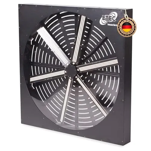 ETEC Professional LED Fan 7070 RGB DMX Ventilatoreffekt Rotation Veranstaltung Event Bühne Festival DJ Party Disco Lichteffekt