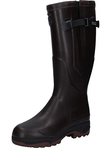Aigle Herren Parcours 2 Iso Gummistiefel, Braun (Brun 5), 37 EU - Herren-Stiefel mit 100% wasserdichtem Neopren, ideal für nasse Bedingungen und Outdoor-Aktivitäten.
