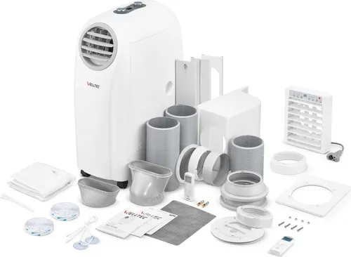Mobile Klimaanlage Welltec ACH1414PRO - Flexibel und Leistungsstark - Die Welltec ACH1414PRO ist eine kompakte Mobilklimaanlage mit 4 Betriebsarten: Kühlen, Heizen, Lüften und Entfeuchten. Ideal für Räume bis 75 m². Einfache Bedienung und hohe Effizienz dank innovativem Design und leistungsstarkem Ventilator.