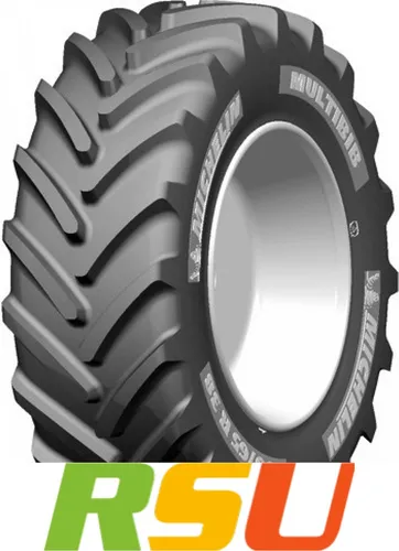 Michelin Multibib 650/65 R38157D - Hochleistungsreifen für Traktoren, optimiert für vielseitige Anwendungen und hervorragende Traktion auf jedem Terrain.