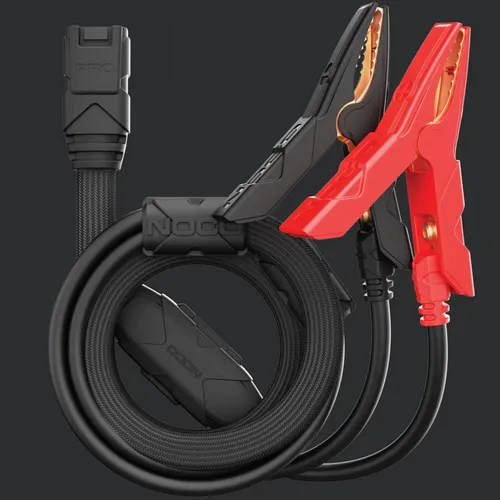 GPA004 Pro Battery Clamps with Eyelets - Gartenverzierungen und professionelle Batterieklemmen für das GENIUSPRO50, ideal für sicheres Laden und Warten von Batterien mit 60A ANL-Sicherung und 1,65m Kabellänge.