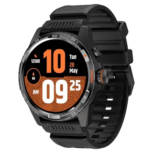 TicWatch Atlas Smartwatch für Männer - Aktivitätstracker mit 90 Stunden Akkulaufzeit, robustem Design nach Militärstandard und innovativer Heat Map-Funktion für optimiertes Training.