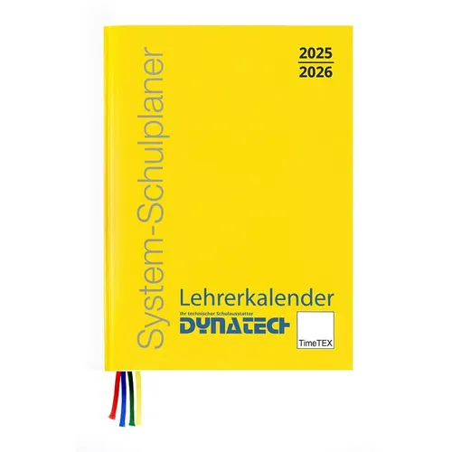 DynaTech Lehrerkalender A5 2025-2026 Schuljahr Lehrerplaner Terminplaner NEU