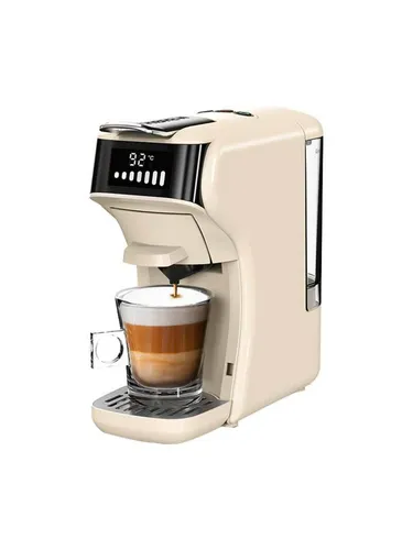 HiBREW 5-in-1 Kapselkaffeemaschine H1B in Weiß - Kaffeezubereitung mit vielseitigen Funktionen: Bereiten Sie heiße und kalte Getränke zu, kompatibel mit Nespresso und Dolce Gusto, für ein Café-Erlebnis zu Hause.