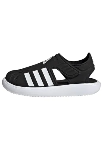 adidas Summer Closed Toe Water Sandalen, Core Black/Cloud White, 33 EU - Wanderschuhe mit geschlossenen Zehen, schnell trocknenden Öffnungen und verstellbaren Klettverschluss für optimalen Halt und Komfort.