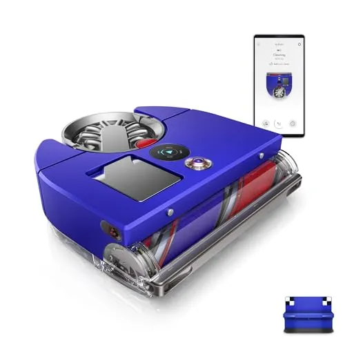 DYSON Saugroboter 360 Vis Nav - Hochleistungs-Saugkraft auf allen Bodenarten, intelligente Navigation mit 360-Kamerasystem und Appsteuerung