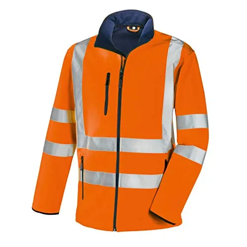 teXXor 4104-XL Warnschutz-Softshell-Jacke "Niagara", Größe XL, Warnorange