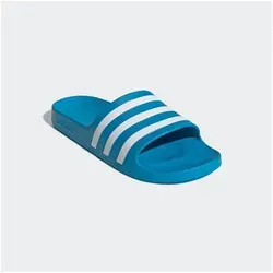 adidas Unisex Adilette Aqua Slides – Bequeme Badesandalen, Solar Blue / Cloud White, 48.5 EU - Leichte Slip-On Badesandalen mit weichem Cloudfoam Fußbett für optimalen Tragekomfort. Ideal für den Einsatz am Pool oder Strand.