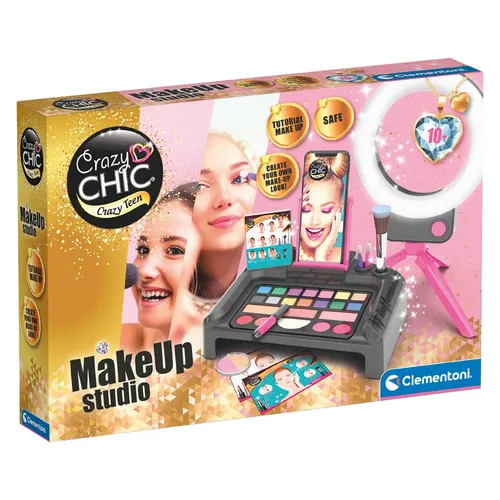 Make-up Artist 18744 - Modernes Make-up Set für kreative Mädchen, mit Ringlichtern und Smartphone-App für personalisierte Videos