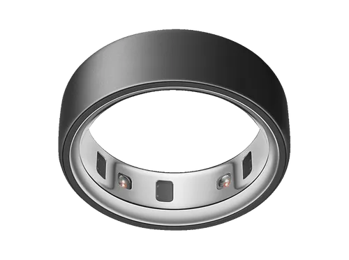 OURA Ring 4, Größe 14, Stealth, Smart - Smart Ring für Gesundheitstracking, erfasst über 30 biometrische Werte und bietet bis zu 8 Tage Akkulaufzeit – ideal für präzise Messungen rund um die Uhr.