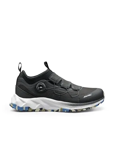Ease Walking Shoes Herren Black/Martini Olive - Bequeme Slip-On Wanderschuhe - Wanderschuhe mit intelligentem Fitgo-System für perfekte Anpassung. Ideal für Komfort bei langen Spaziergängen und leichten Wanderungen.
