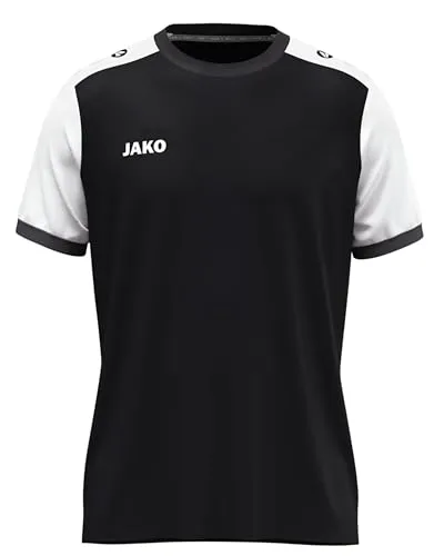 JAKO Unisex Trikot Dynamic, Kurzarm, schwarz/weiß/anthrazit, S