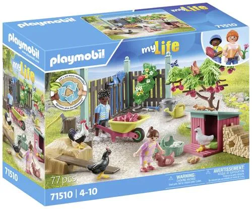 Playmobil My Life Kleine Hühnerfarm im Tiny House Garten 71510