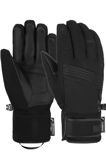 Skihandschuhe REUSCH "Louis R-TEX XT", Damen, schwarz - Wintersport-Bekleidung mit wasserdichter und atmungsaktiver Funktion für warme, trockene Hände. Ideal für Skifahrer und Snowboarder – kombiniert Komfort und Flexibilität.