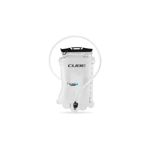 Cube Trinkblase Rucksack transparent 2 L - Trinkbeutel mit 2 Litern Fassungsvermögen, ideal für aktive Outdoor-Aktivitäten und sorgt für optimale Hydration unterwegs.