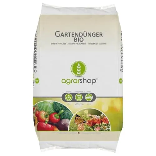 Agrarshop-Online BIO Universaldünger 25 kg - Dünger für alle Pflanzen im Garten, universell einsetzbar während der gesamten Wachstumszeit, ideal für Haus- und Kleingarten, reicht für ca. 350 m².