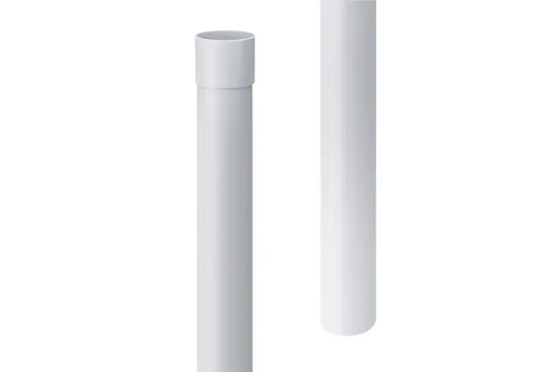 INEFA Regenfallrohr, DN100, PVC-U, Regenwasserrohr, Dachentwässerung, Dachrinnen-Zubehör