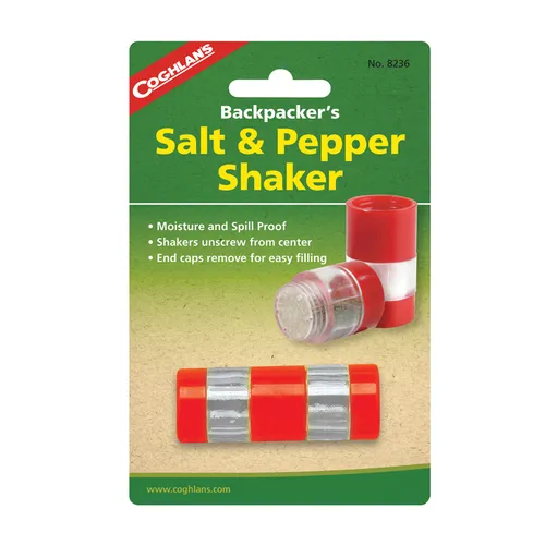 Coghlans Salz/Pfefferstreuer Rot