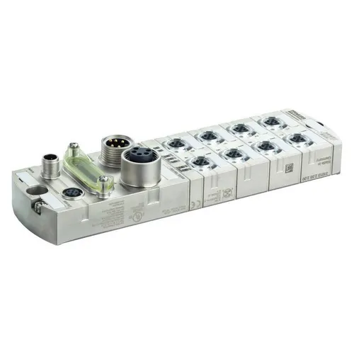 Murr Elektronik MVK E/A Kompaktmodul, Metallausführung - Stecker mit 16 multifunktionalen Kanälen für flexible Automatisierungslösungen, ideal für industrielle Anwendungen.