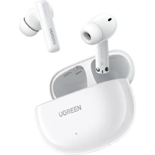 Ugreen Earphones TWS WS205 HiTune Hybrid ANC (white) (ANC, 6 h, Kabellos) (45585)