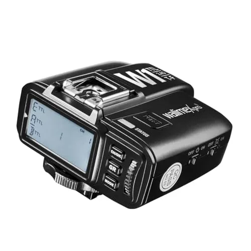 Walimex pro Funkauslöser W1 TTL T-F - Fernbedienungen & Auslöser, kabelloser Fernauslöser mit TTL-Funktion für präzise Blitzsteuerung und kreative Fotografie.