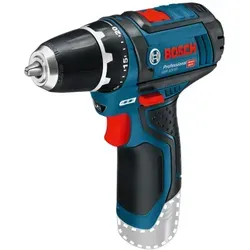 BOSCH Professional GSR 12V-15 - Akku-Bohrschrauber 12,0 V, leicht und kompakt mit 2-Gang-Getriebe und praktischer Arbeitsleuchte