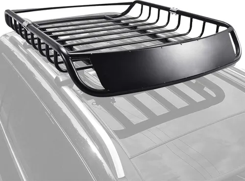 Auto Dachkorb Universal, Dachgepäckträger, Dachträger, Dach Gepäckträger, Gepäckkorb aus Stahl, Autodach Gepäckträger Regal