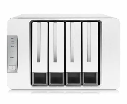 TERRAMASTER NAS Laufwerk F4-423, 2GB Intel Celeron QuadCore - Network Attached Storage (NAS) Gehäuse, leistungsstark mit Intel Celeron QuadCore für blitzschnelle Datenübertragungen und effizientes Speichern.