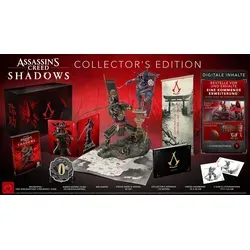 Assassins Creed Shadows Collectors Edition - PS5 - Spiele in einer offenen Welt im feudalen Japan mit Naoe und Yasuke. Die Collectors Edition bietet exklusive Inhalte wie Figuren, Artbook und Season Pass für unvergessliche Abenteuer!