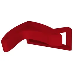 fossi3D Wandhalter Wandhalterung kompatibel für BlueBrixx 104180 Star Trek USS Enterprise rot