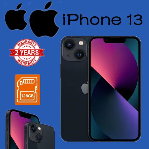 Apple iPhone 13 128GB Mitternacht - Schwarz, beeindruckende Kamera mit optischer Bildstabilisierung und Super Retina XDR Display für hochwertige Fotografie und Videografie