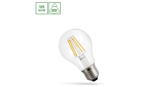 Żarówka LED E27 8,5W 1100lm COG 2700K CLEAR SPECTRUM LED 5902650594425