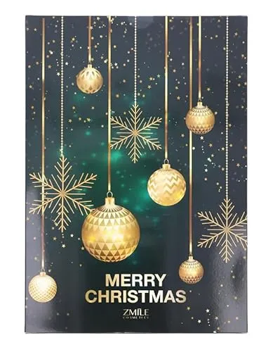 ZMILE COSMETICS Beauty Adventskalender 'Glamour Countdown' - 24 Überraschungen zum Schminken und Stylen im tradionellen Türchen-Adventskalender mit veganer Kosmetik