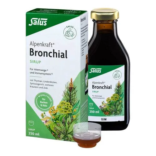 ALPENKRAFT Bronchial-Sirup 500 ml – Für die Atemwege - ALPENKRAFT Bronchial-Sirup 500 ml, ideal zur Unterstützung der Atemwegspflege. Mit hochwertigen Zutaten für einen angenehmen Genuss.