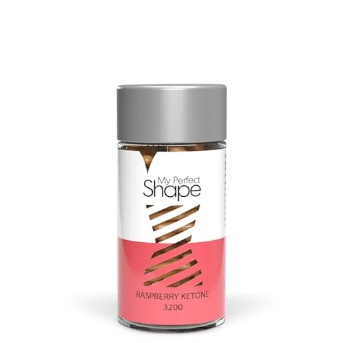 MY PERFECT SHAPE Raspberry Ketone 3200 mg - hochdosiertes Himbeere-Pulver - der Diät-Geheimtipp aus der Natur (60 Kapseln)
