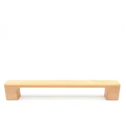 ekengriep Möbelgriff B253, Holzgriff aus Buche für Küche, IKEA Schrank, Schubladen usw. Bohrlochabstand: 384mm