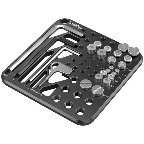 SmallRig 3184 Schraube und Sechskantschlüssel Ablageplatte - Zubehör für Kamerastative, sorgt für eine sichere und stabile Montage Ihrer Kameraausrüstung.