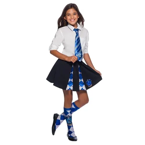 Rubie's Official Harry Potter Ravenclaw Deluxe-Krawatte, Kostümzubehör für Kinder und Erwachsene, Einheitsgröße, Alter ab 6 Jahren