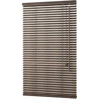 Sekey Holzjalousie 35mm Dunkelbraun 40x130cm - Elegante Holzjalousie aus massivem Holz, 35 mm Lamellen, einfach zu installieren und anpassbar. Ideal für jeden Raum, auch in feuchten Umgebungen. Verleiht Ihrem Zuhause eine warme Atmosphäre.