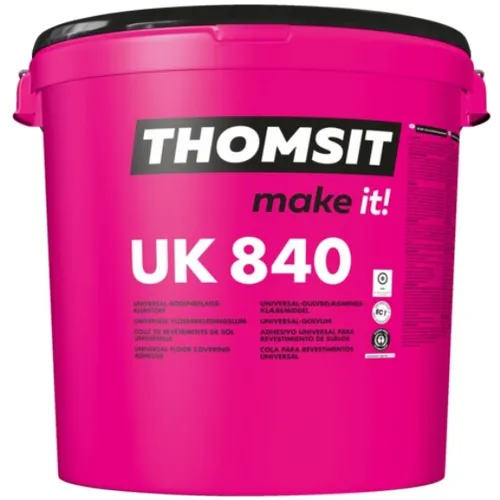 Thomsit UK 840 Universal-Bodenbelags-Klebstoff 14 kg Nadelvliesbeläge PVC-Beläge