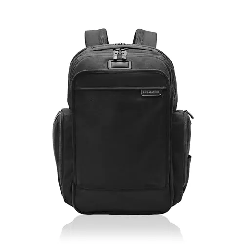 Briggs & Riley Travelware Baseline Traveller Rucksack, Schwarz, Klassisch
