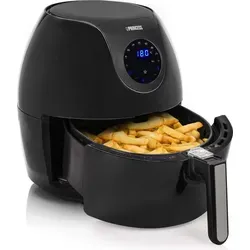 Princess Princess Digital Family Airfryer XXL - Heißluftfritteuse - 5,2 L - Inklusive em Backblech - 7 vorprogrammierte Programme - 1700 W - Schwarz
