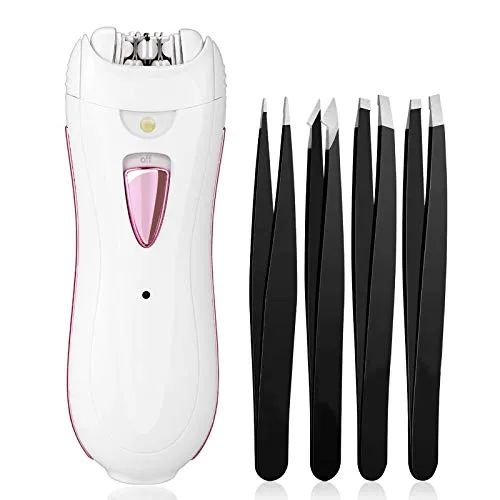 Epilierer Damen Gesicht – Mini Eppiliergerät mit Licht, Kabellos und Wiederaufladbar - Epilierer für empfindliche Stellen wie Gesicht, Intimzone und Achseln. Mit LED-Licht für präzise Haarentfernung und bis zu 4 Wochen glatte Haut. Ideal für Reisen und leicht zu reinigen.