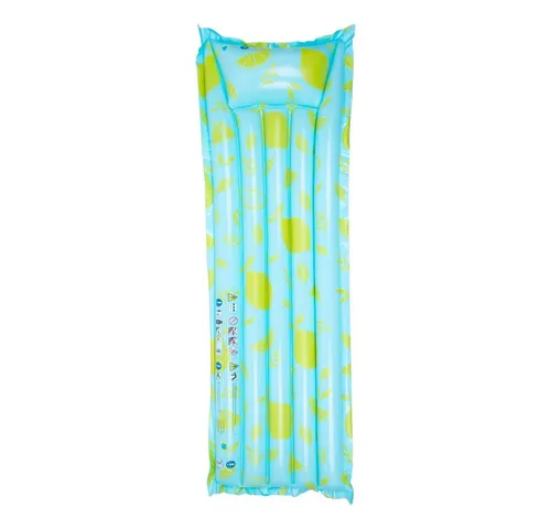 Swim Essentials Luftmatratze Lemon 177 cm PVC blau gelb 80kg Traglast Luft Spaß Baden Kinder Pool