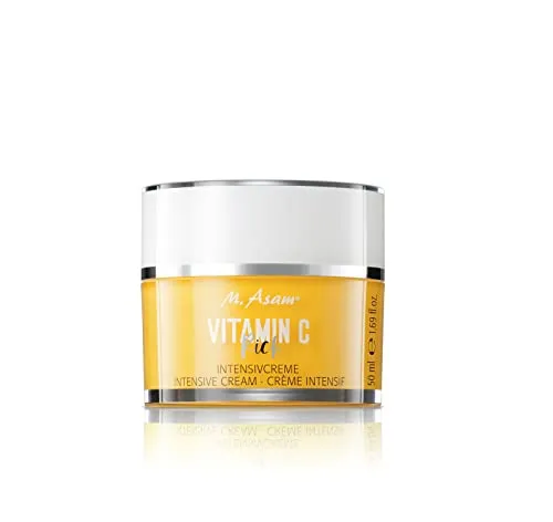 M. Asam Vitamin C Rich Intensivcreme (50ml) – Strahlende Haut mit Anti-Aging Effekt - Tagespflege mit reichhaltiger Vitamin C Gesichtscreme, die die Haut mit wertvollen Ölen pflegt und Fältchen mindert. Ideal für ein glattes, verfeinertes Hautbild.