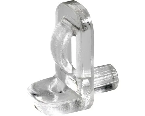 Glasbodenträger 5 mm Kunststoff – 8 Stück - Praktische Halterungen aus robustem Kunststoff, ideal für Regalböden. Sicherer Halt und einfache Montage für Ihre individuelle Raumgestaltung.