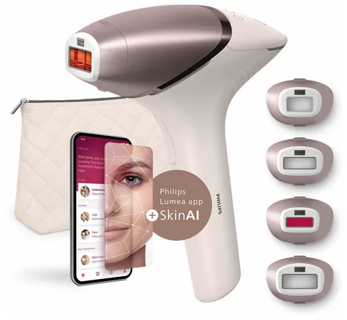 Philips Epilierer Lumea IPL 9900 Series BRI977 - Effizientes Haarentfernungssystem - IPL-Gerät für sanfte, langanhaltende Haarentfernung, schnurlos und hautschonend für die Anwendung zu Hause.