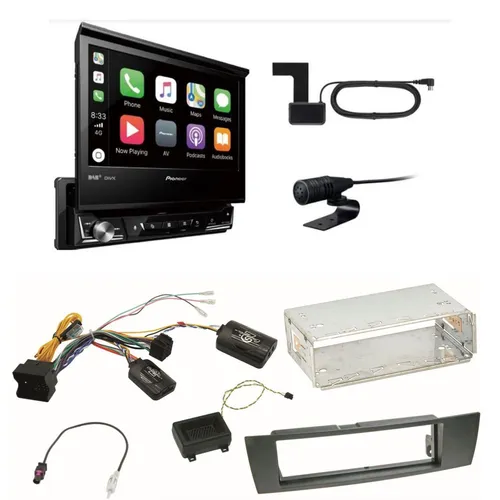 Pioneer AVH-Z7200DAB Autoradio CD Digitalradio Einbauset für BMW E90 E91 E92 E93